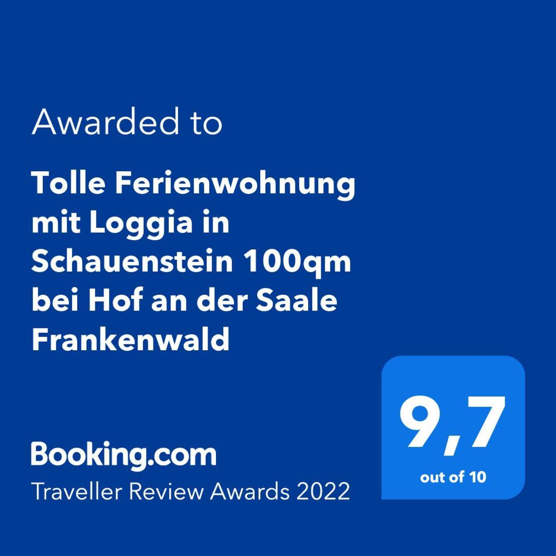 Tolle Ferienwohnung Mit Loggia In Schauenstein 100Qm Bei Hof An Der Saale Frankenwald ภายนอก รูปภาพ